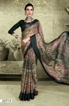 Nesta Vol 3 By Vallabhi Floral Printed Brasso Saree Suppliers In India